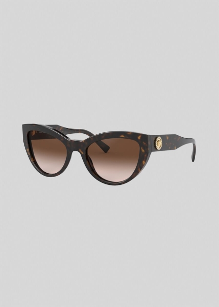 Ochelari de Soare Versace Versace Havana Cat-Eye Medusa Crystal Dama | BSWCFMV-10